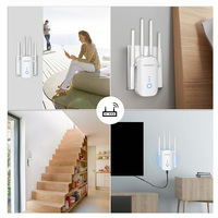 1200 mb/s dwuzakresowy wzmacniacz bezprzewodowy 2.4G i 5GHz 802.11ac wzmacniacz sygnału Wifi potężny Router WiFi daleki zasięg Wlan Wifi wzmacniacz 6